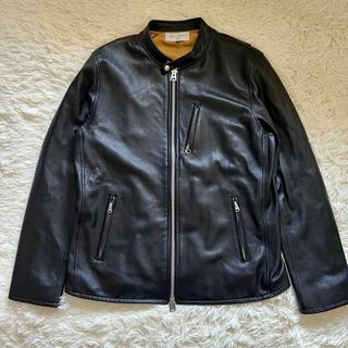 【希少サイズ】レトログレード シープレザー シングルライダースジャケット2XL(レザージャケット)