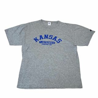 ラッセルアスレティック(Russell Athletic)のラッセルアスレチック USカレッジ 半袖Tシャツ カンザス大学 ロゴ刺繍c61(Tシャツ/カットソー(半袖/袖なし))