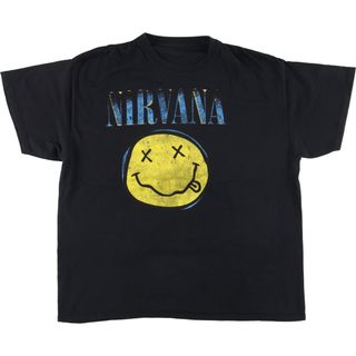 古着 ニルヴァーナ NIRVANA バンドTシャツ バンT メンズL /eaa430215(Tシャツ/カットソー(半袖/袖なし))