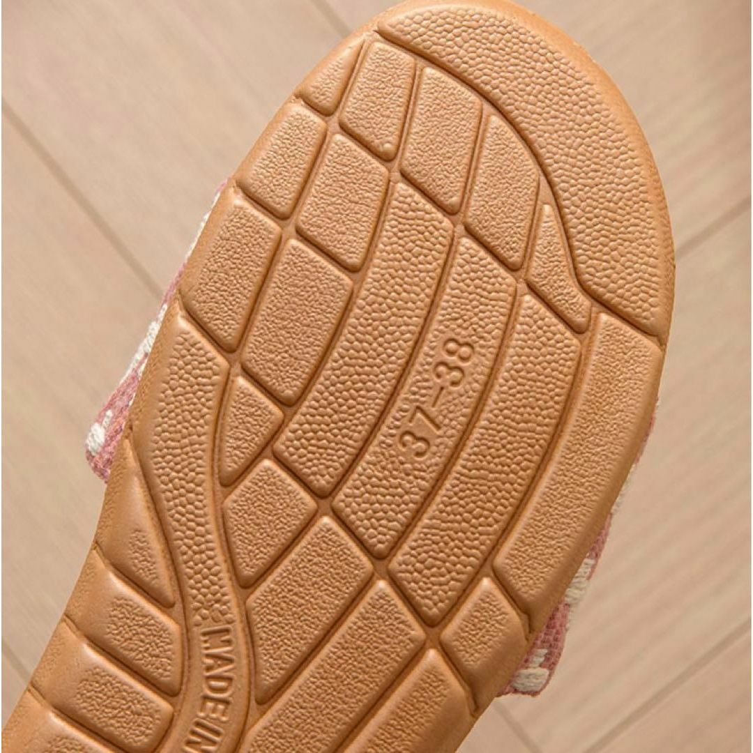 麻 スリッパ 夏用 蒸れない 夏用スリッパ 洗える ルームシューズ 軽量 快適 メンズの靴/シューズ(サンダル)の商品写真