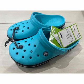 crocs - 新品タグ付き 27cmクロックスcrocs クロックバンド ブルー×ネイビー系