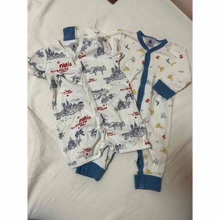 プチバトー(PETIT BATEAU)のプチバトー ロンパース 6m(ロンパース)