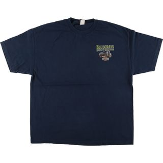 ハーレーダビッドソン(Harley Davidson)の古着 ハーレーダビッドソン Harley-Davidson モーターサイクル バイクTシャツ メンズXXL /eaa445359(Tシャツ/カットソー(半袖/袖なし))