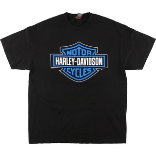 古着 00年代 ハーレーダビッドソン Harley-Davidson モーターサイクル バイクTシャツ USA製 メンズXL /eaa445399