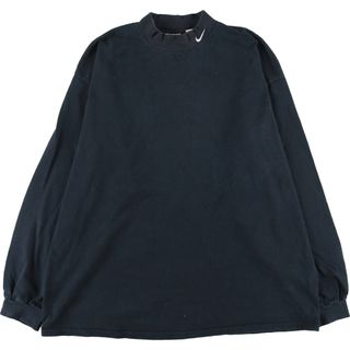 ナイキ(NIKE)の古着 90年代 ナイキ NIKE ハイネック ロングTシャツ ロンT USA製 メンズXXL ヴィンテージ /eaa330943(Tシャツ/カットソー(半袖/袖なし))