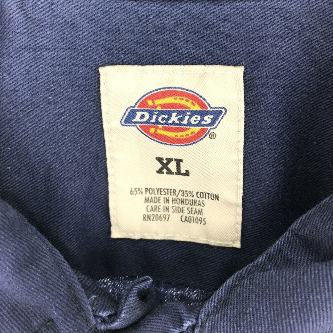 Dickies(ディッキーズ)の古着 ディッキーズ Dickies 長袖 ワークシャツ メンズXL /eaa444072 メンズのトップス(シャツ)の商品写真