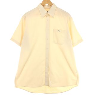 ラコステ(LACOSTE)の古着 ラコステ LACOSTE 半袖 ボタンダウンシャツ メンズL /eaa445172(シャツ)