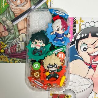 僕のヒーローアカデミア　デコ電　ヒロアカ　爆豪勝己　緑谷出久　轟焦凍(スマホケース)