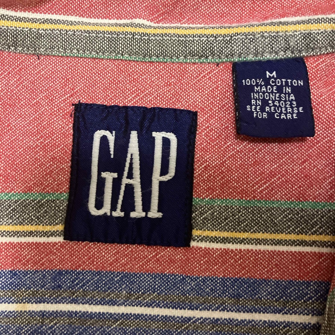 GAP(ギャップ)の90s old GAP オールド　ギャップ ボタンダウンシャツ　ストライプ メンズのトップス(シャツ)の商品写真