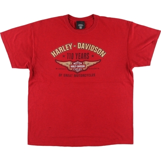 ハーレーダビッドソン(Harley Davidson)の古着 ハーレーダビッドソン Harley-Davidson MUSEUM モーターサイクル バイクTシャツ メンズXL /eaa445601(Tシャツ/カットソー(半袖/袖なし))