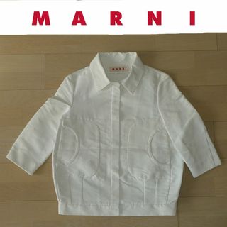 マルニ(Marni)のMARNI 7分袖 ジャケット 38 ☆美品 マルニ(テーラードジャケット)