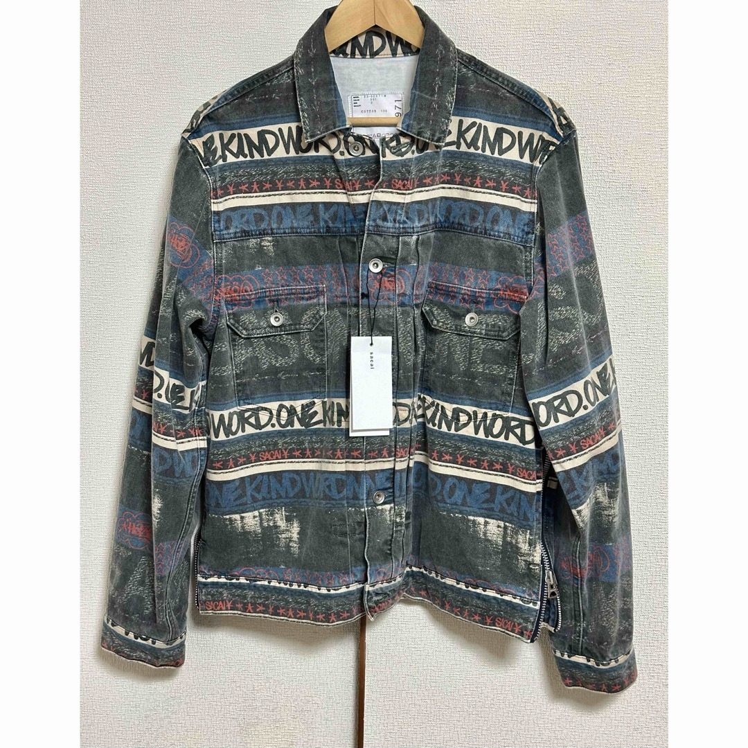 sacai(サカイ)の23SS SACAI Eric Haze Denim Blouson サイズ２ メンズのジャケット/アウター(Gジャン/デニムジャケット)の商品写真