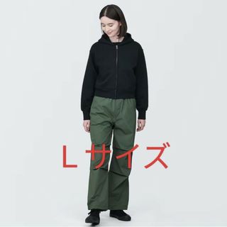 MUJI (無印良品) - 【完売品】無印良品　スウェットフルジップパーカー　黒　ブラック新品未使用