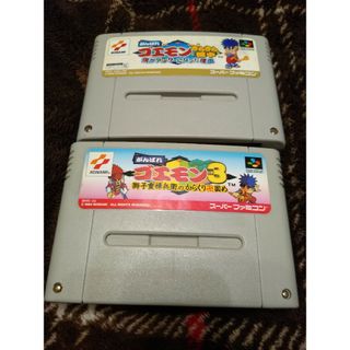 スーパーファミコン(スーパーファミコン)のSFC 2本セット がんばれゴエモン(家庭用ゲームソフト)