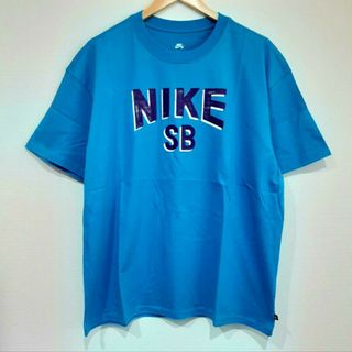 ナイキ(NIKE)の新品未使用　NIKESB ナイキSB ロゴtシャツ　ブルー　スケーター(Tシャツ/カットソー(半袖/袖なし))