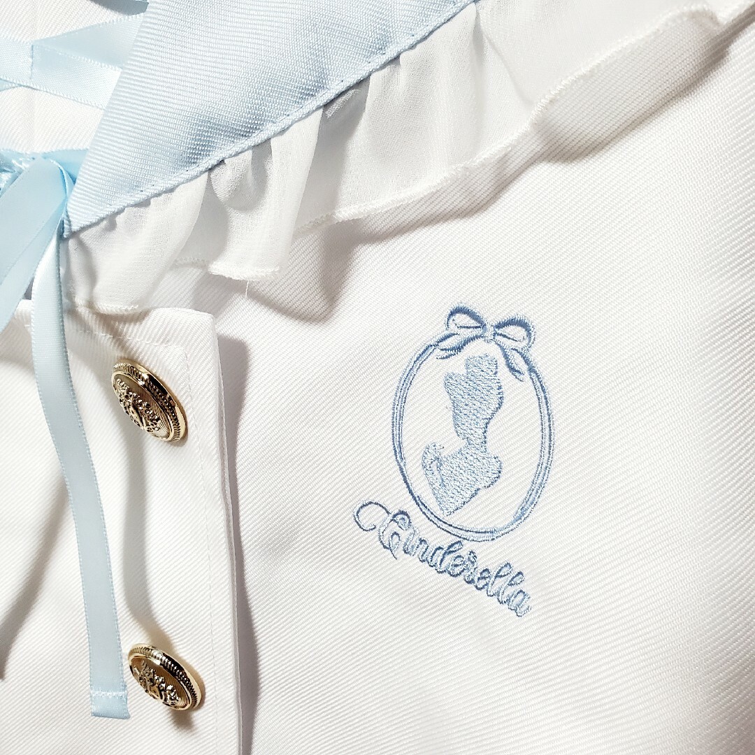 Disney(ディズニー)の新品 シンデレラ セーラー服 刺繍 ブラウス ディズニープリンセス セーラー レディースのトップス(シャツ/ブラウス(長袖/七分))の商品写真