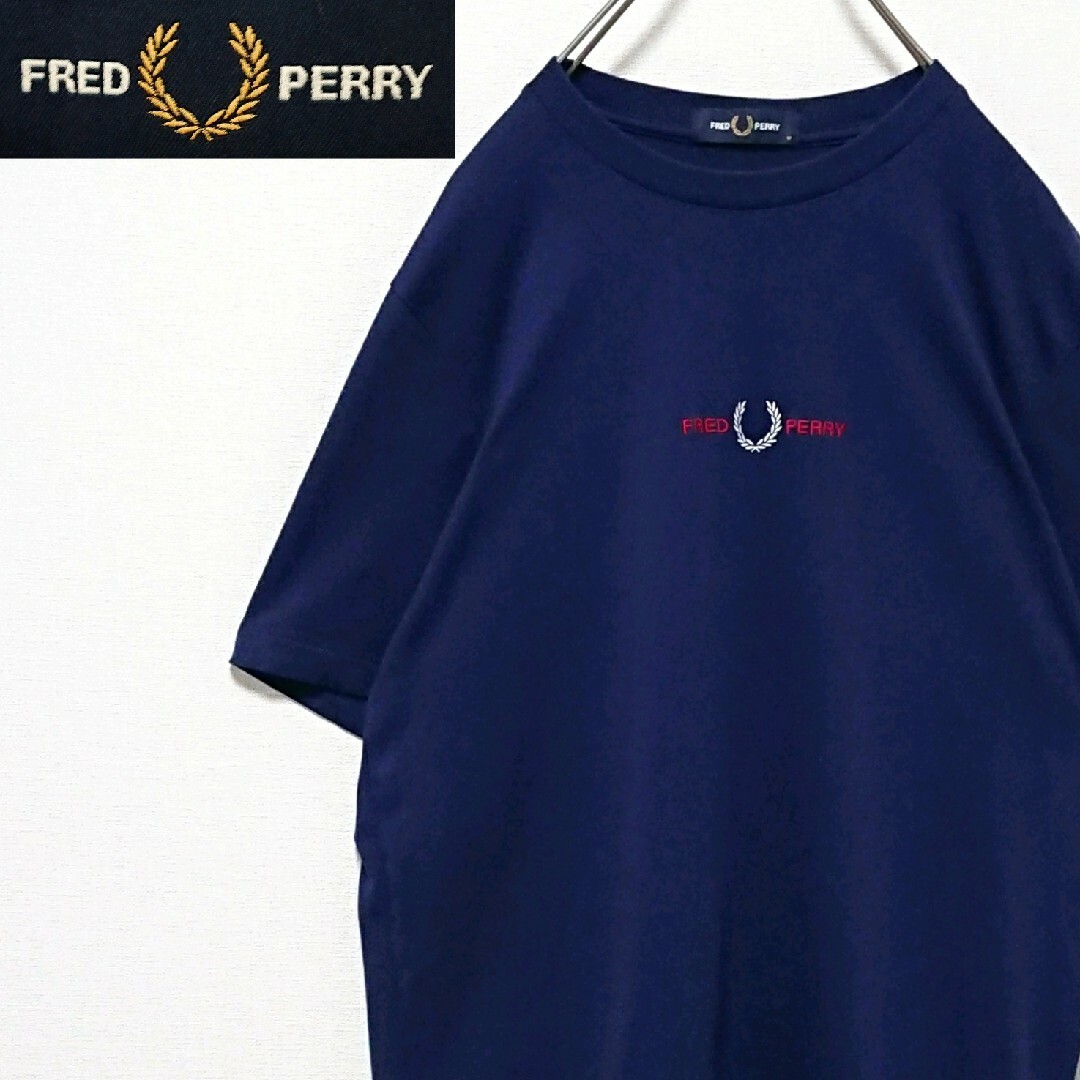 FRED PERRY フレッドペリー】スイングトップ 刺繍ロゴ 月桂樹 希少L FRED PERRY フレッドペリー】スイングトップ 刺繍ロゴ 月桂樹 希少L