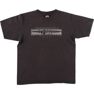 古着 00年代 ハーレーダビッドソン Harley-Davidson モーターサイクル バイクTシャツ メンズL /eaa445222