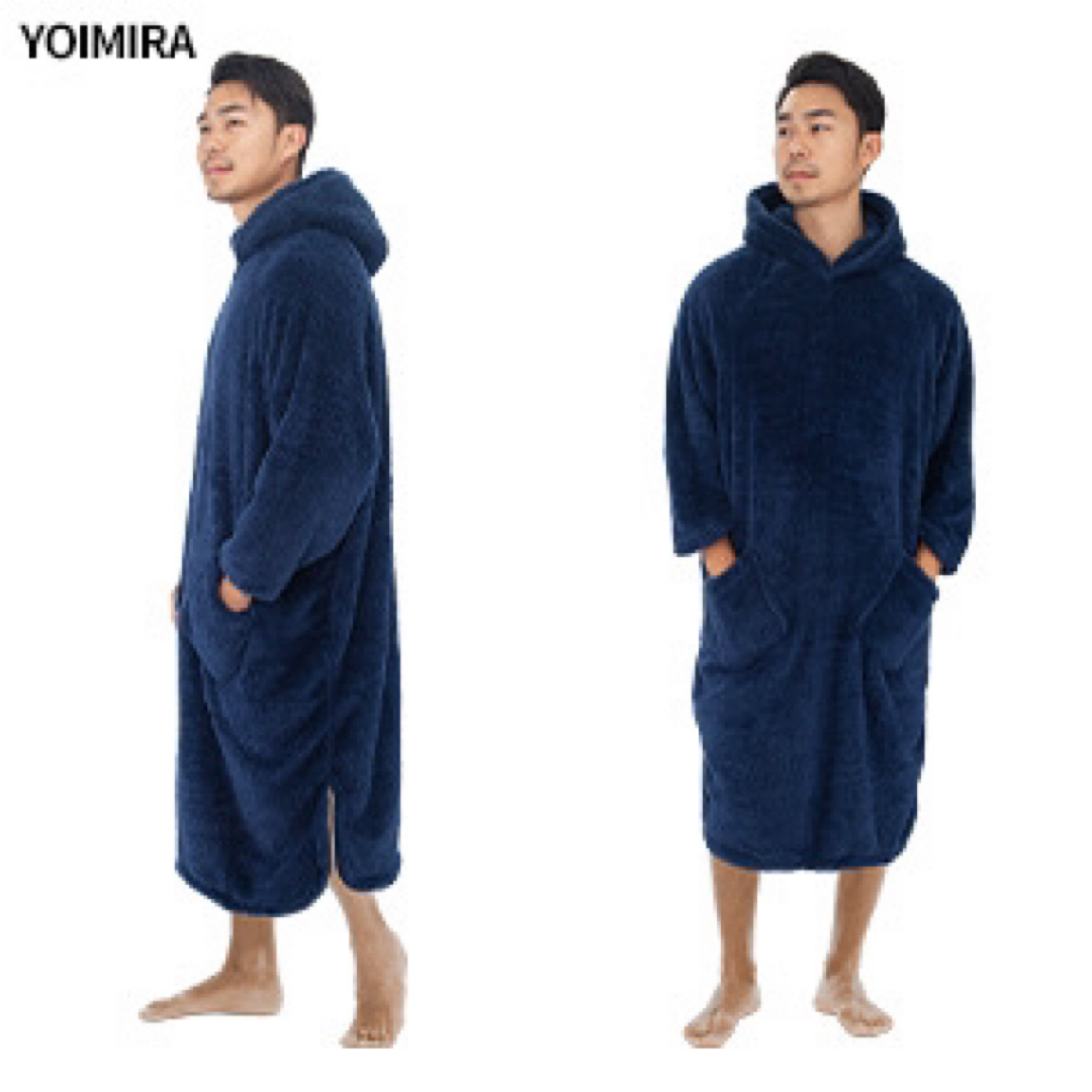 [Yoimira] 着る毛布 メンズ 大きいサイズ ルームウェア 着るもうふ 冬 メンズのメンズ その他(その他)の商品写真