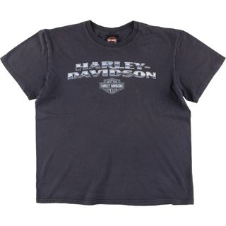 ハーレーダビッドソン(Harley Davidson)の古着 ハーレーダビッドソン Harley-Davidson モーターサイクル バイクTシャツ メンズL /eaa445316(Tシャツ/カットソー(半袖/袖なし))