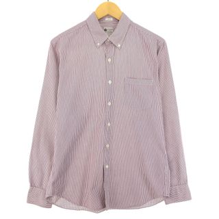 ジェイクルー(J.Crew)の古着 ジェイクルー J.Crew TAILORED FIT 長袖 ボタンダウンストライプシャツ メンズM /eaa440999(シャツ)