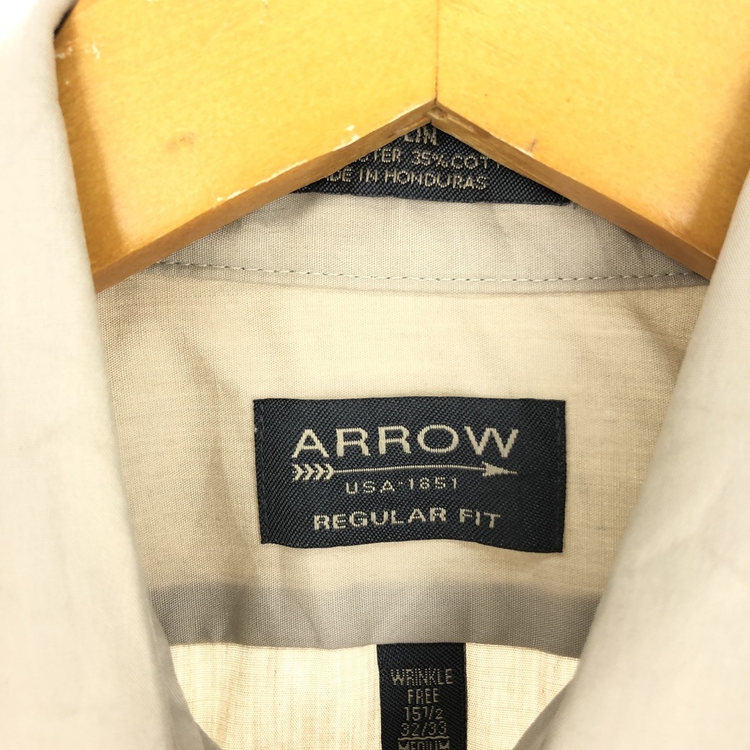 ARROW(アロー)の古着 アロー Arrow 長袖 ポリコットンシャツ メンズM /eaa444059 メンズのトップス(シャツ)の商品写真