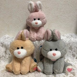 くったり　ラビットさん　ぬいぐるみマスコット　3種(ぬいぐるみ)