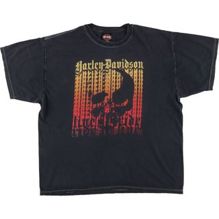 ハーレーダビッドソン(Harley Davidson)の古着 ハーレーダビッドソン Harley-Davidson モーターサイクル バイクTシャツ メンズXL /eaa445308(Tシャツ/カットソー(半袖/袖なし))