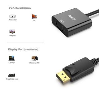 DisplayPort→VGA変換アダプタ　ディスプレイポートVGA変換アダプタ(PC周辺機器)