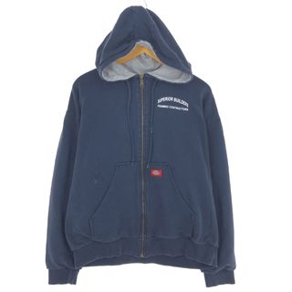 Dickies - 古着 ディッキーズ Dickies スウェットフルジップパーカー メンズL /eaa440892