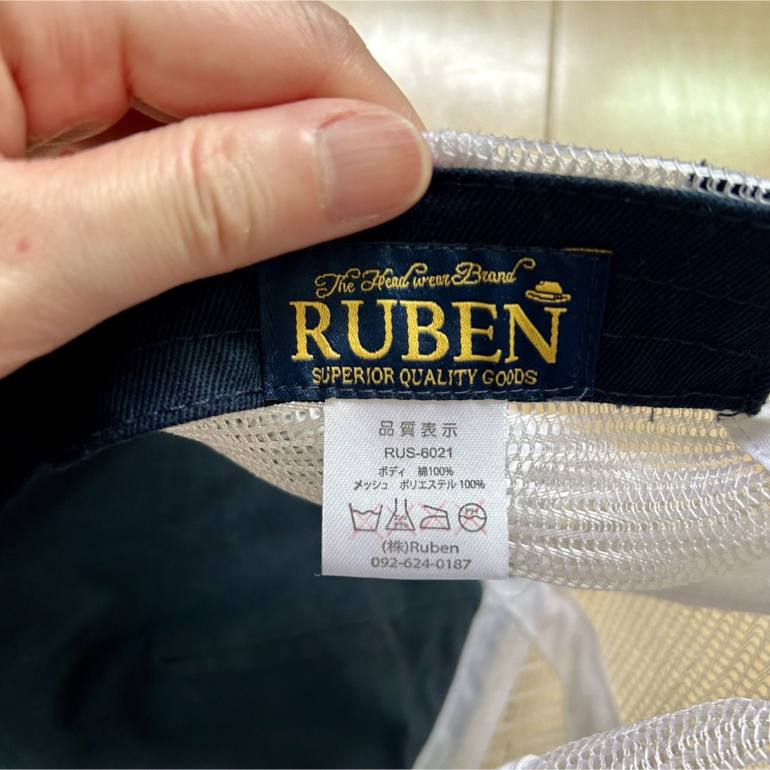 Ruben(ルーベン)のRuben(ルーベン)ヒッコリーメッシュキャップ レディースの帽子(キャップ)の商品写真