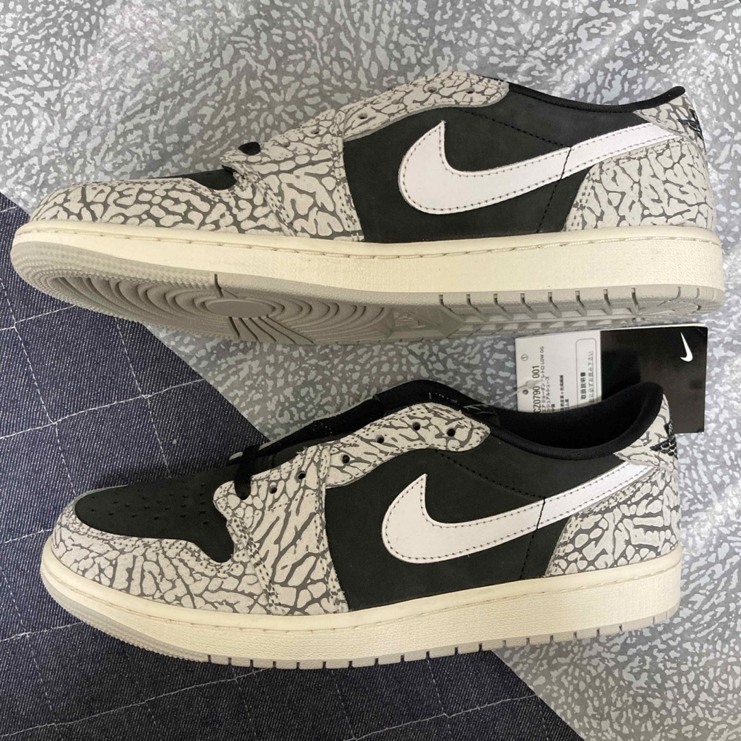 NIKE(ナイキ)のNike Air Jordan 1 Low OG Black Cement  メンズの靴/シューズ(スニーカー)の商品写真