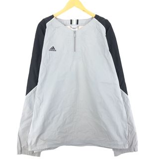 アディダス(adidas)の古着 00年代 アディダス adidas ハーフジップ ウォームアッププルオーバー メンズXXL /eaa444298(ナイロンジャケット)