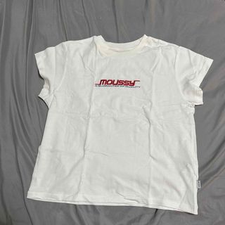 moussy - マウジー  moussy 白　Tシャツ　スポーティ　