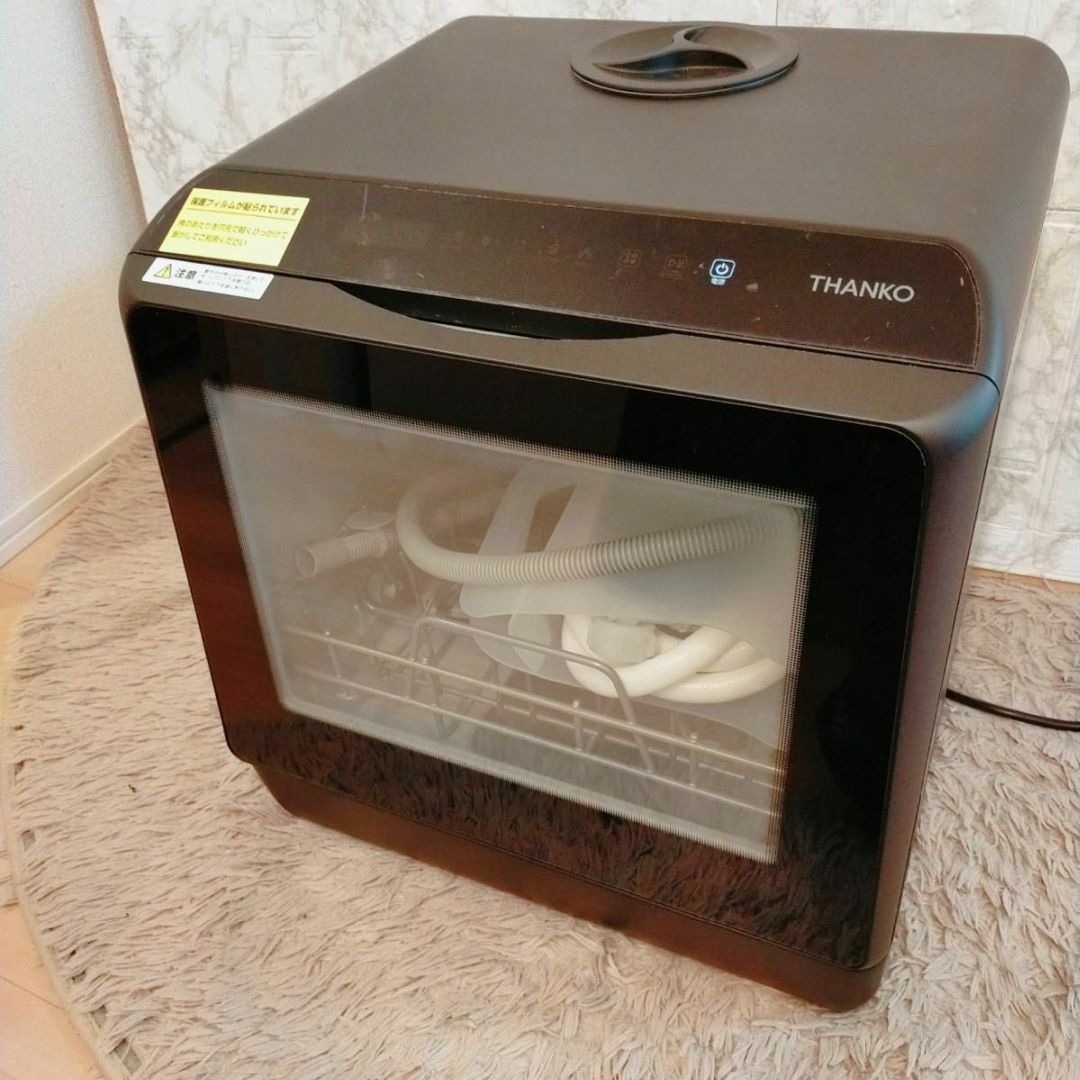SANCO(サンコー)の2022年製 THANKO サンコー ラクア食洗機 STTDWADB スマホ/家電/カメラの生活家電(食器洗い機/乾燥機)の商品写真