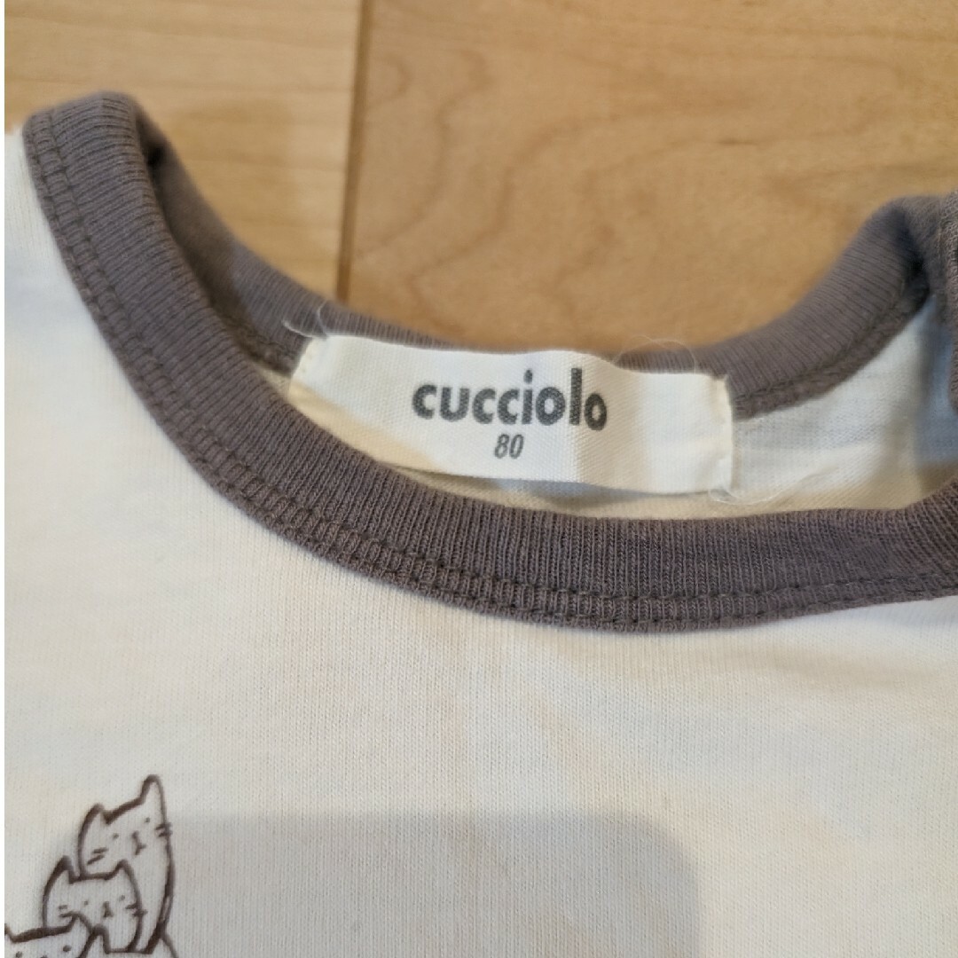 cucciolo 半袖ロンパース　80サイズ キッズ/ベビー/マタニティのベビー服(~85cm)(ロンパース)の商品写真