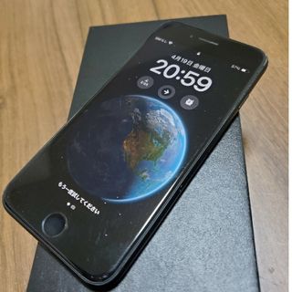 アップル(Apple)の動作品☆Phone SE 第2世代　64GB ブラック　SIMロックあり(スマートフォン本体)