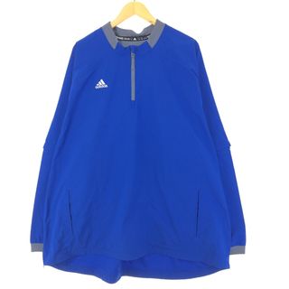 アディダス(adidas)の古着 ビッグサイズ アディダス adidas ハーフジップ ウォームアッププルオーバー メンズXXXL /eaa444208(ナイロンジャケット)