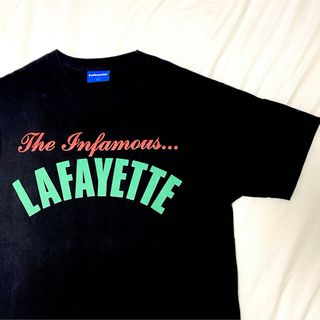 Lafayette - lafayette Tシャツ　バックプリント付　ロゴ