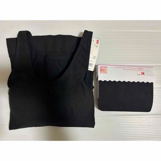 ユニクロ(UNIQLO)のUNIQLO ヒートテック ボディシェイパー ブラ タンクトップ　ショーツ　M(アンダーシャツ/防寒インナー)