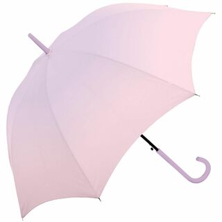 【色: ピンク×パープル】クラックス 長傘 ミルキートーンアンブレラ 58cm (その他)
