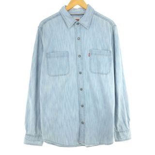 リーバイス(Levi's)の古着 リーバイス Levi's 長袖 デニムシャツ メンズL /eaa409784(シャツ)