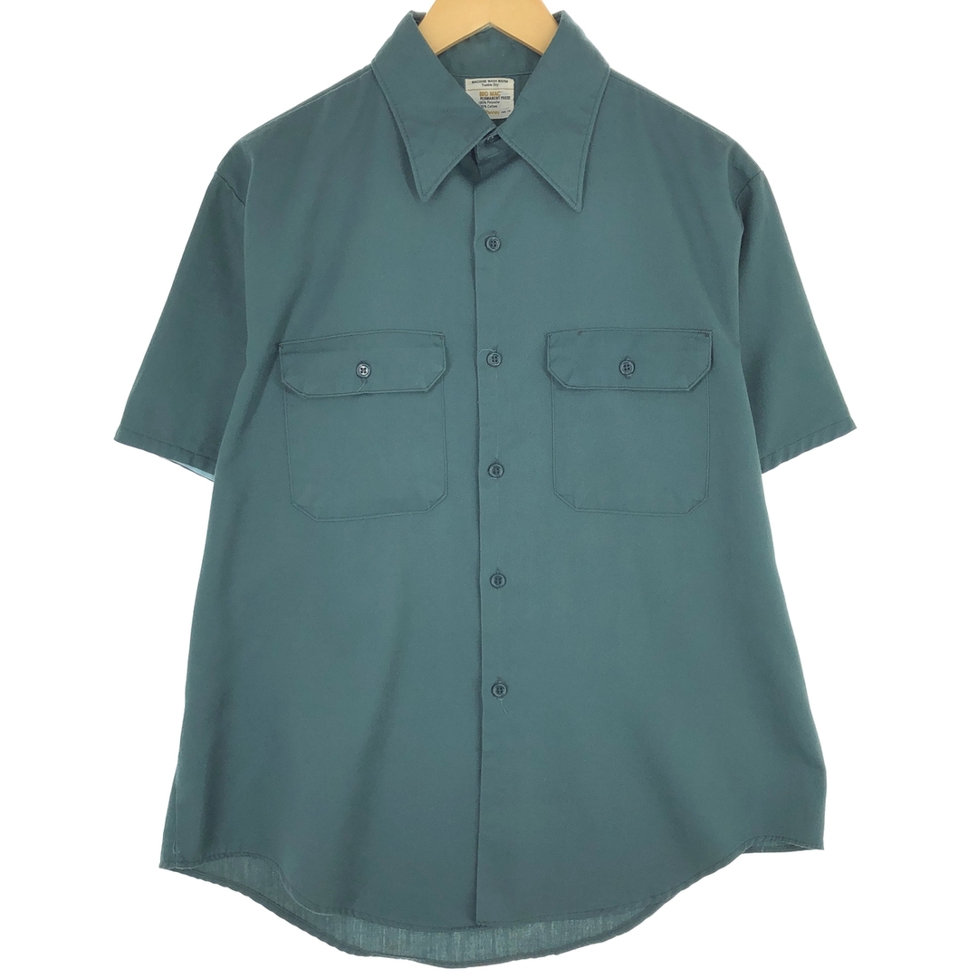 古着 70年代 ジェイシーペニー J.C.Penney BIG MAC ビッグマック 半袖 ワークシャツ メンズXL ヴィンテージ /eaa444094 メンズのトップス(シャツ)の商品写真
