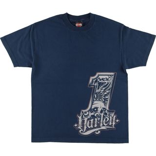 ハーレーダビッドソン(Harley Davidson)の古着 ハーレーダビッドソン Harley-Davidson ドクロ柄 スカル柄 モーターサイクル バイクTシャツ メンズL /eaa445234(Tシャツ/カットソー(半袖/袖なし))