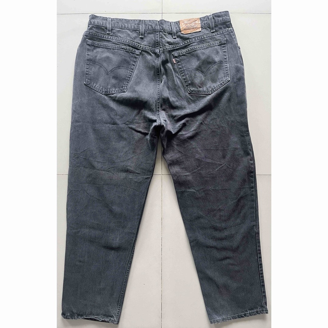 Levi's(リーバイス)のリーバイス/545/ブラックデニム/ルーズW44x32/90's/USA製/極太 メンズのパンツ(デニム/ジーンズ)の商品写真