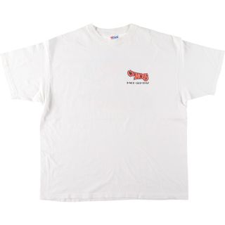 ヘインズ(Hanes)の古着 90年代 ヘインズ Hanes BEEFY-T バックプリント モーターサイクル バイクTシャツ USA製 メンズXXL ヴィンテージ /eaa445603(Tシャツ/カットソー(半袖/袖なし))