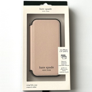ケイトスペードニューヨーク(kate spade new york)のケイトスペード iPhone 13 mini 手帳型 ピンク(iPhoneケース)