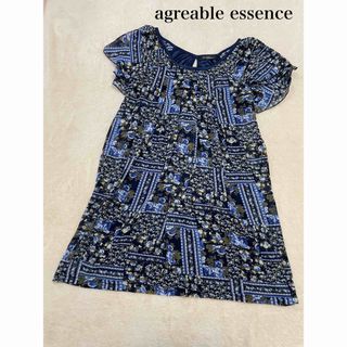 agreable essence  花柄チュニック(チュニック)