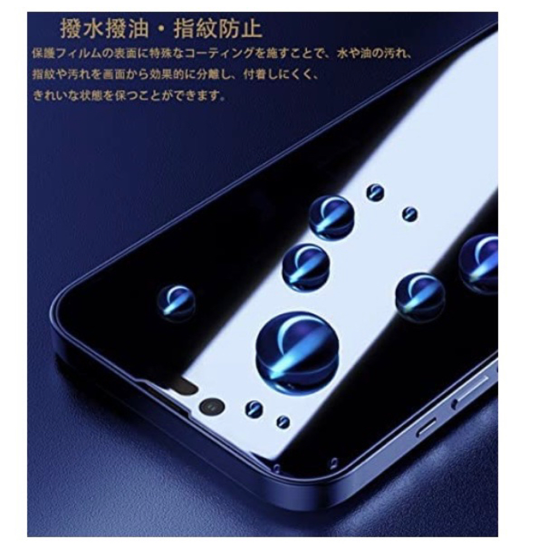 iPhone14 Proガラスフィルム　覗き見防止フィルム スマホ/家電/カメラのスマホアクセサリー(保護フィルム)の商品写真