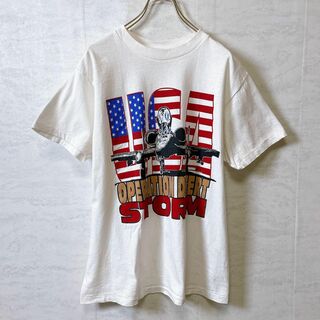 ビンテージＴ　USA製　オペレーションデザートストーム　A10サンダーボルト古着(Tシャツ/カットソー(半袖/袖なし))